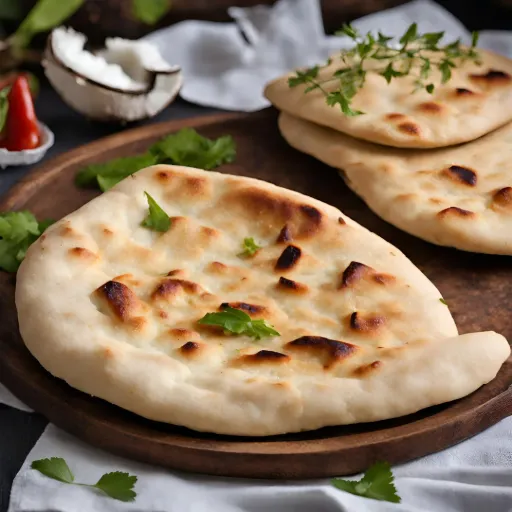 Coconut & Cherry Naan